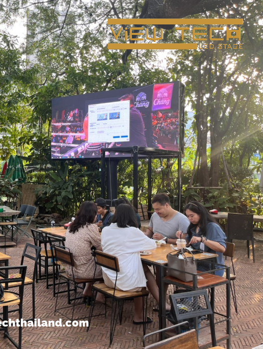จอLED P3.91 Outdoor ภายนอก Cafe Shop
จอ LED P3.91 ติดตั้งร้านกาแฟ บางแสน ชลบุรี